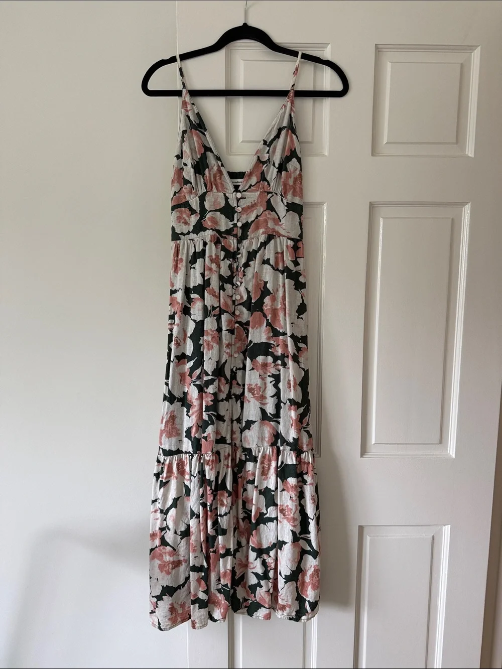Abercrombie & Fitch Floral Spaghetti-Strap Dress